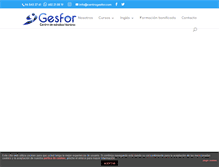 Tablet Screenshot of centrogesfor.com